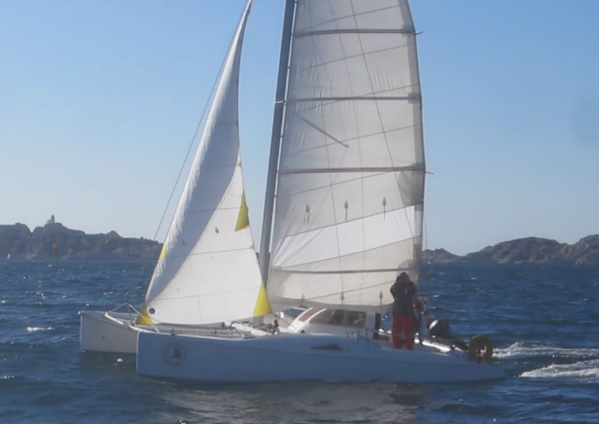 video ATSCAF Voile - Catharsis le nouveau catamaran du club